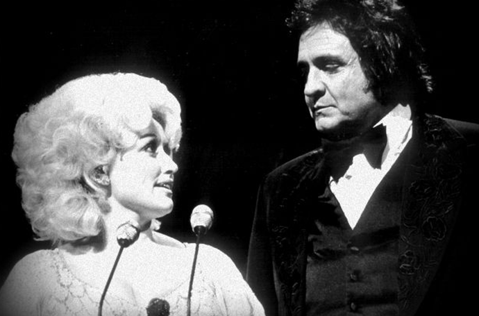 Dolly Parton and Johnny Cash