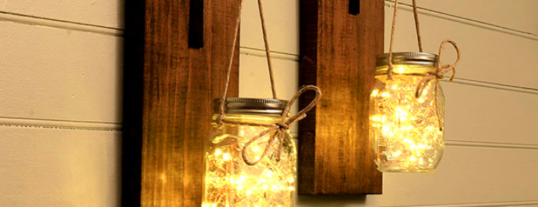 Give Your Home Some Country Flare With These Mason Jar Lanterns