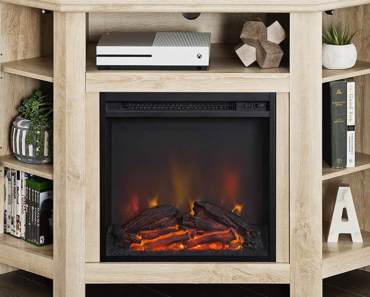 A Corner Electric Fireplace Is an Easy Way To Make Your Living Room Even More Cozy