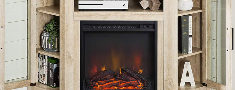 A Corner Electric Fireplace Is an Easy Way To Make Your Living Room Even More Cozy